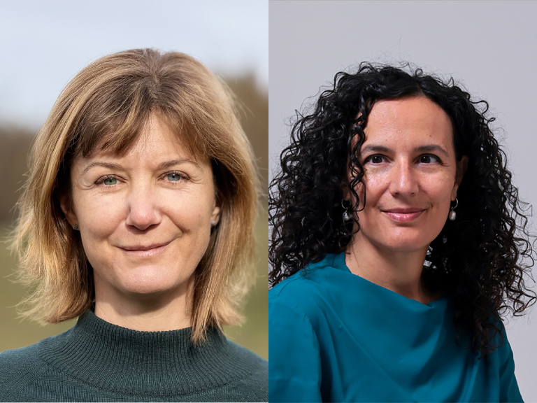 Image of Prof. Paola Luciani and Prof. Wanda Kukulski