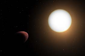 Symbolbild eines verformten Exoplaneten