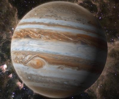 Ein Bild des Planeten Jupiter