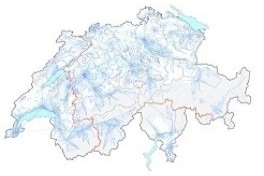 Karte der Schweiz